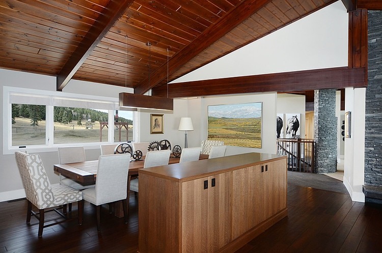 Contemporary Ranch by Bruce Johnson & Associates Interior Design