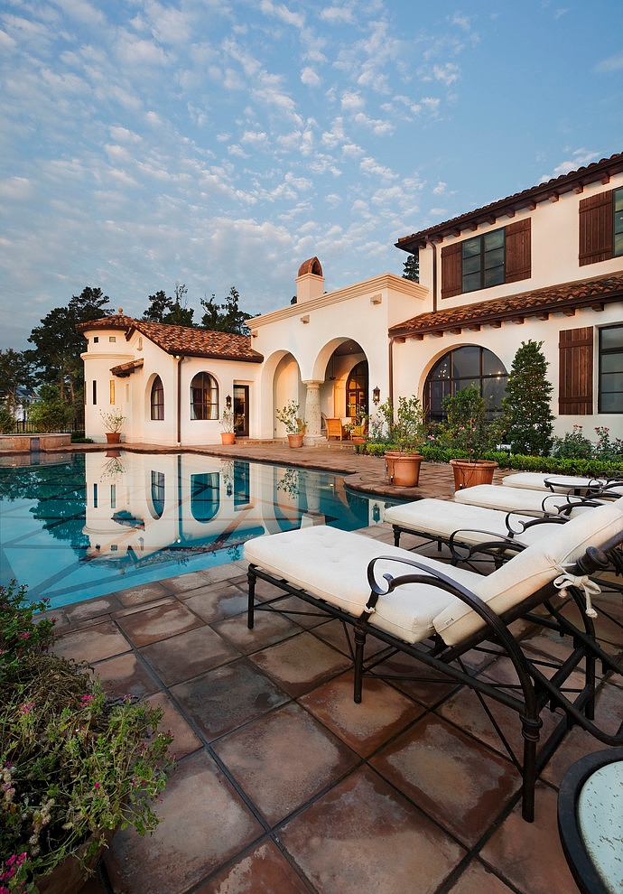 Lake Conroe Spanish by JAUREGUI Architecture Interiors Construction