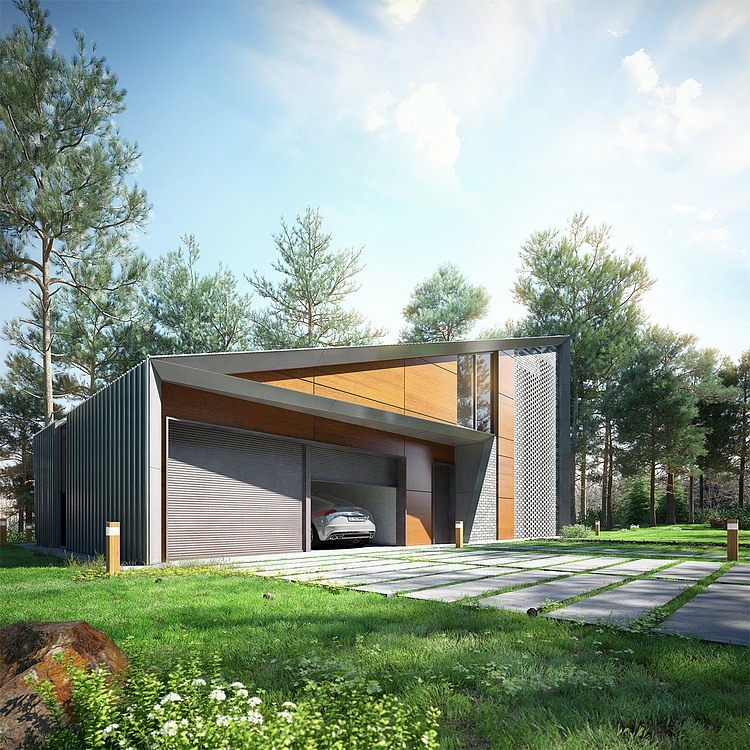 Triangular House by STARH Stanislavov Architects