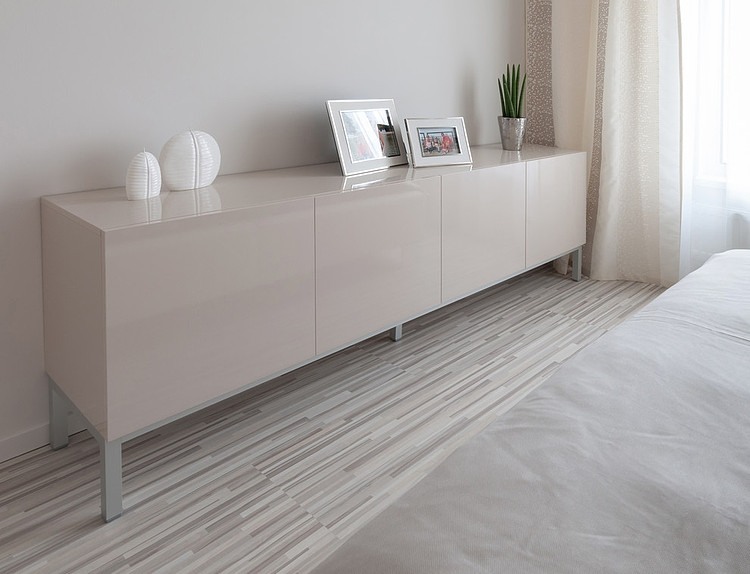 Monochromatic Apartment in Bratislava by Goldfish-Interiors