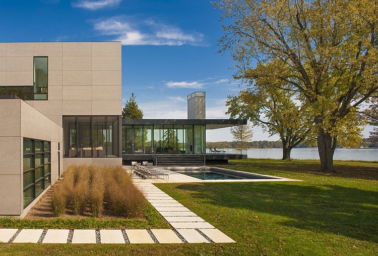 Tred Avon River House by Robert M. Gurney Architect