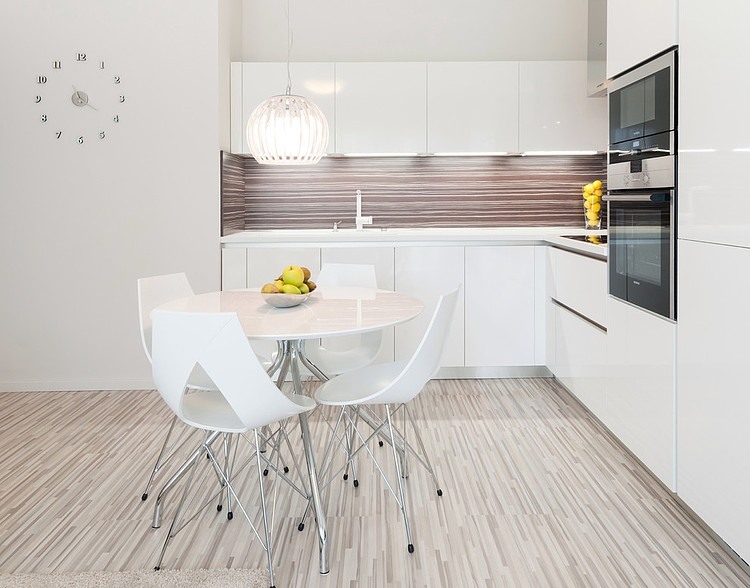 Monochromatic Apartment in Bratislava by Goldfish-Interiors
