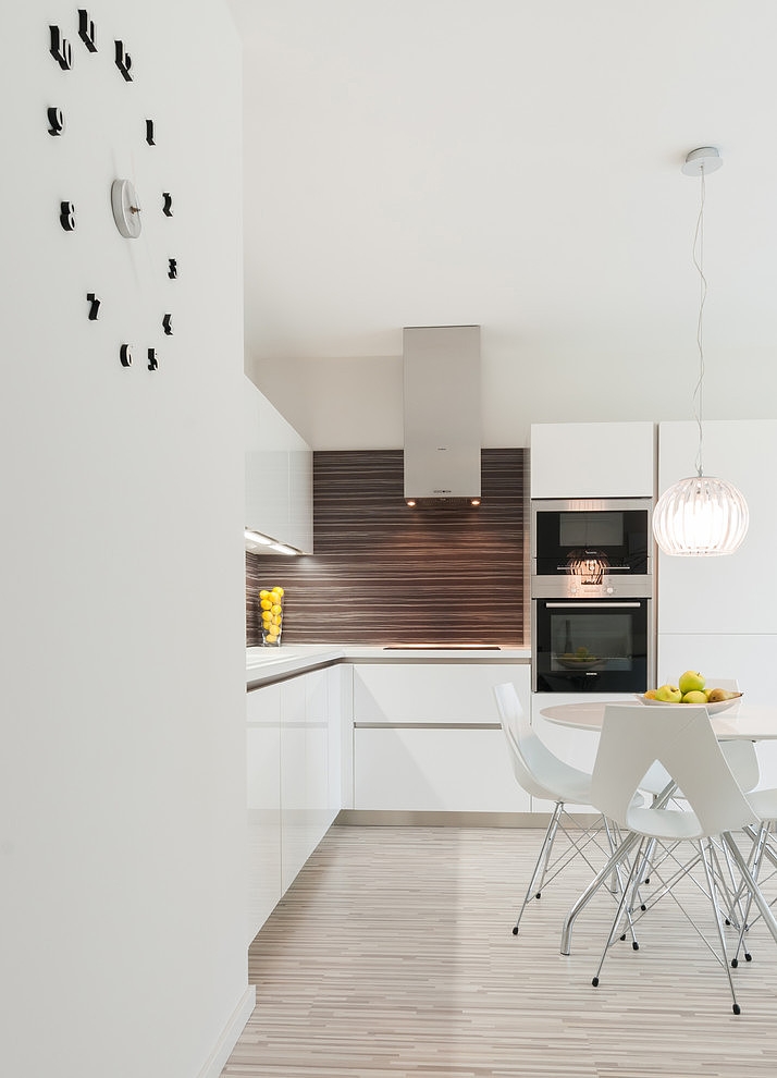 Monochromatic Apartment in Bratislava by Goldfish-Interiors