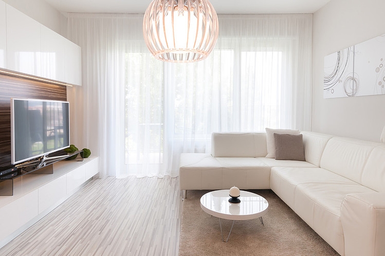 Monochromatic Apartment in Bratislava by Goldfish-Interiors