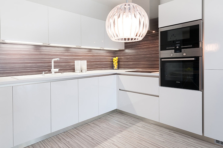 Monochromatic Apartment in Bratislava by Goldfish-Interiors