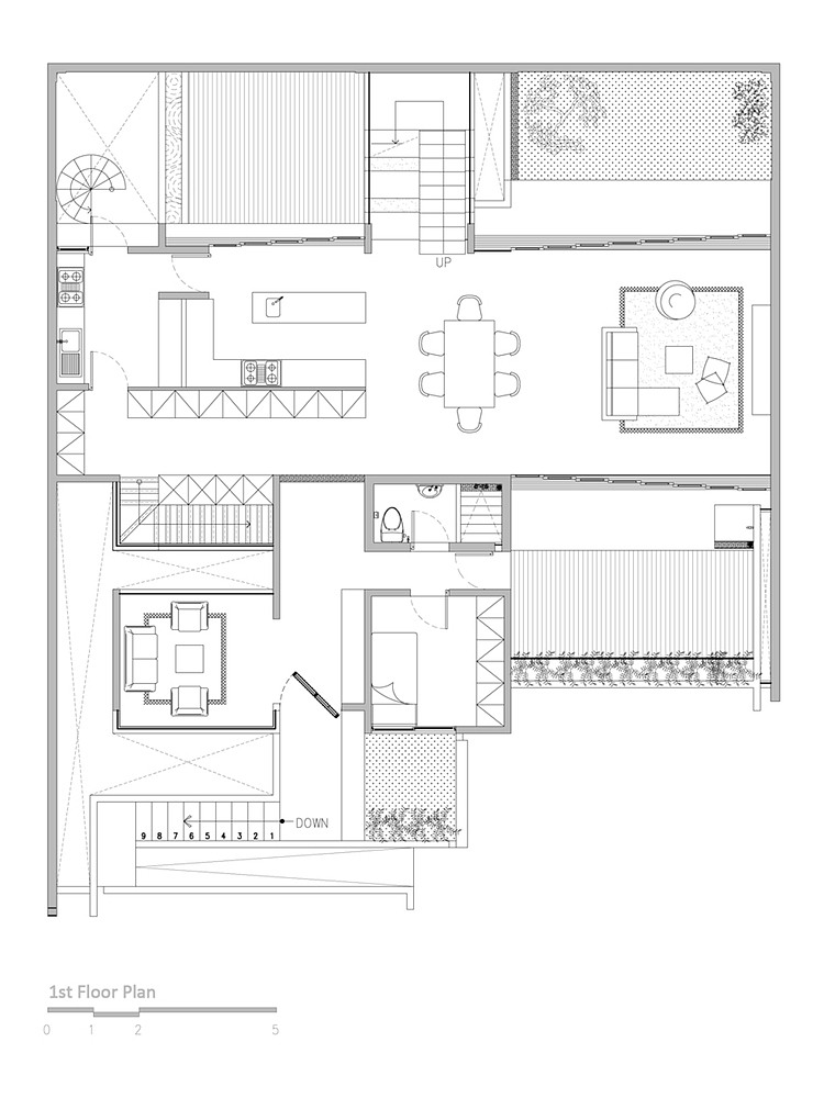 Lumber Shaped-Box House by Atelier Riri