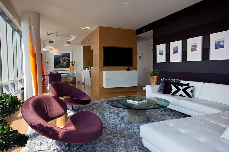 River View Apartment by Patty Kennedy Interiors