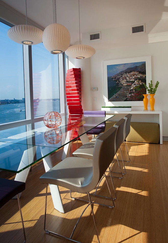 River View Apartment by Patty Kennedy Interiors