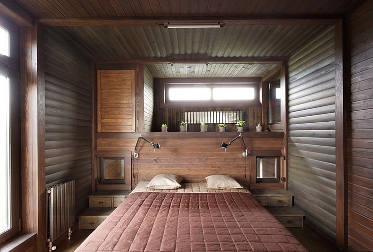 Wood Patchwork House by Peter Kostelov