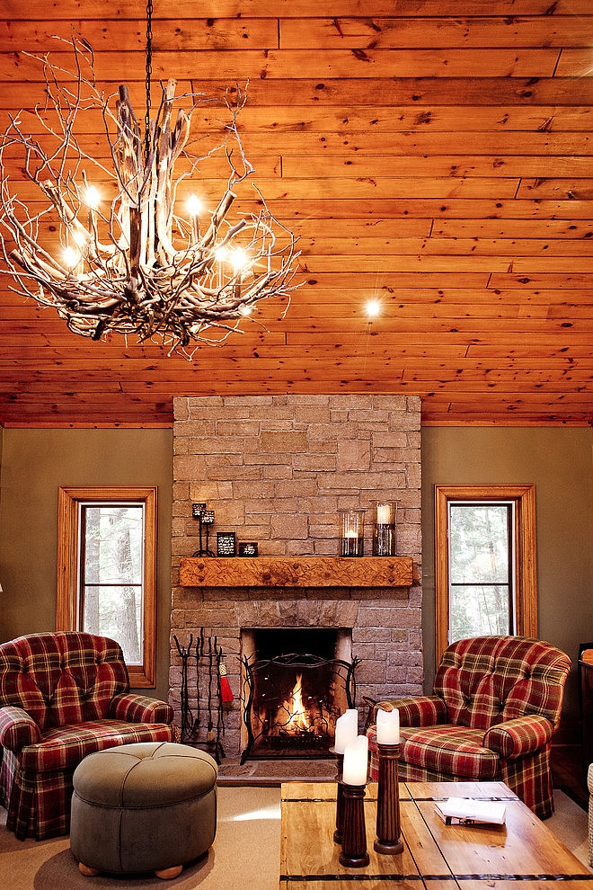 Red Stone Lake House by Collage Designs