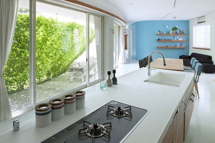 Green Screen House by Hideo Kumaki