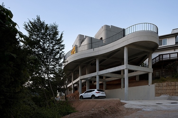 House on the Cliff by Studio_GAON