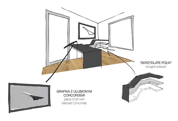 Aviator Apartment by mode:lina architekci