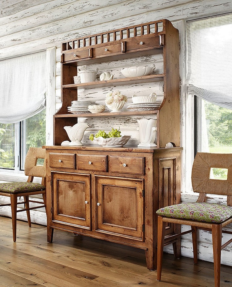 Whitewashed Lake Cabin by Jessica Jubelirer Design
