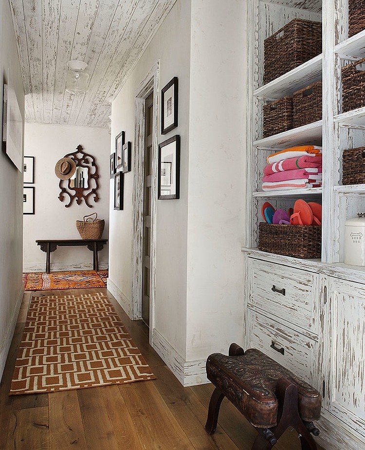 Whitewashed Lake Cabin by Jessica Jubelirer Design