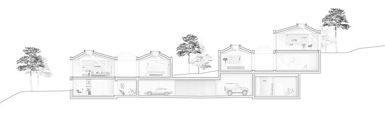 4 Courtyard Houses by Think Architecture