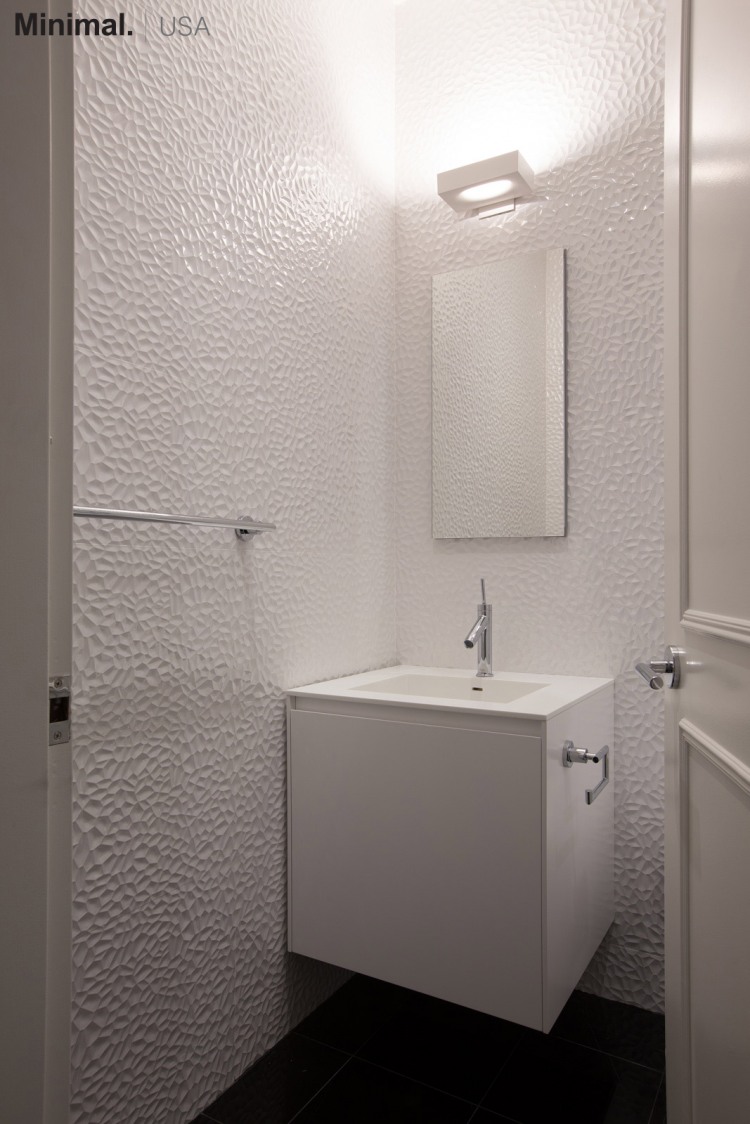 Minimal USA GLAM Bathroom - Closed Vanity
