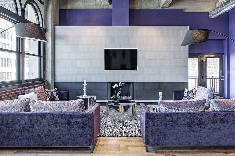 Downtown Penthouse Loft by S&K Interiors