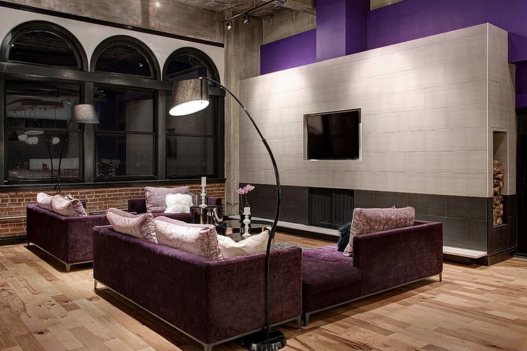 Downtown Penthouse Loft by S&K Interiors