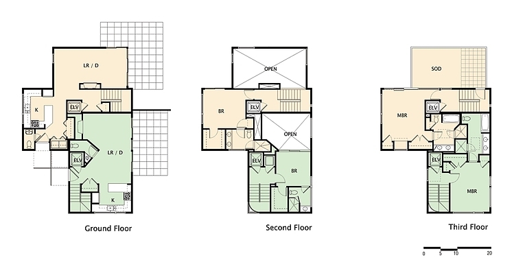Solebury Two-plex by Studio Hillier