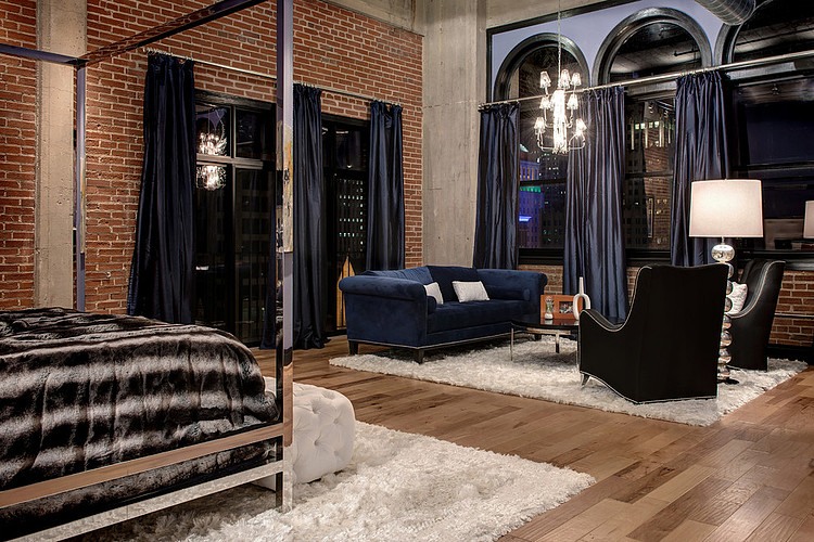 Downtown Penthouse Loft by S&K Interiors