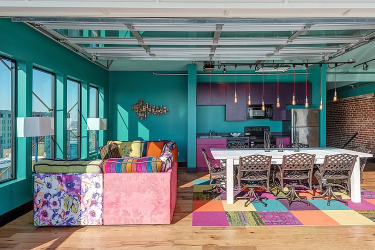 Downtown Penthouse Loft by S&K Interiors