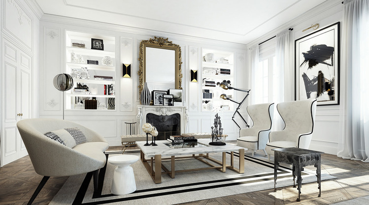 Saint Germain Apartment by Ando Studio