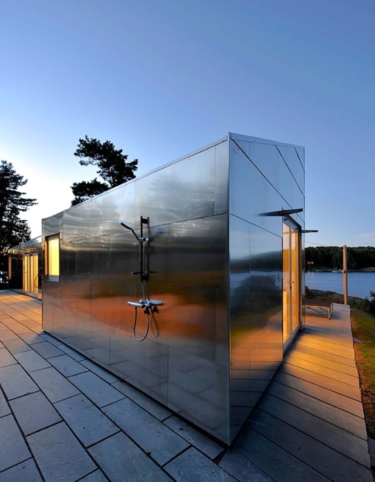 Aluminum Cabin by Jarmund / Vigsnaes Architects