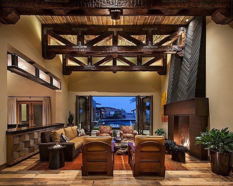 Rustic Contemporary Ranch by Red Rock Contractors