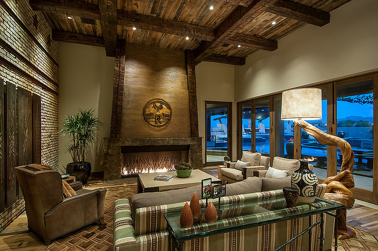 Rustic Contemporary Ranch by Red Rock Contractors