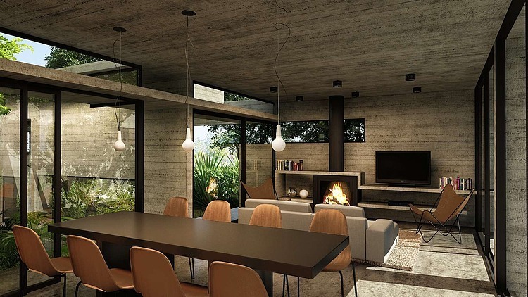 Haras House by Besonias Almeida Arquitectos