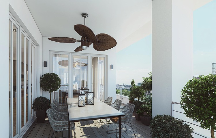 Berlin Penthouse by Ando Studio