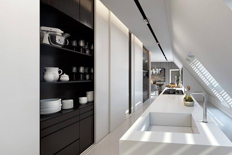 Düsseldorf Apartment by Ando Studio