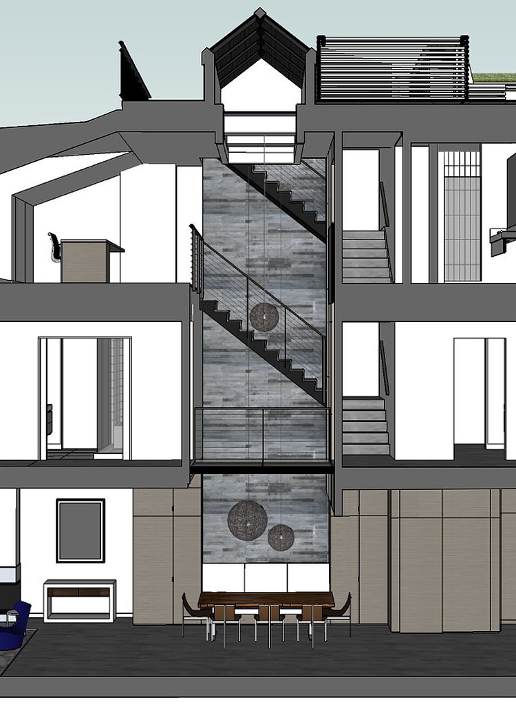 Atrium House by Ruhl Walker Architects