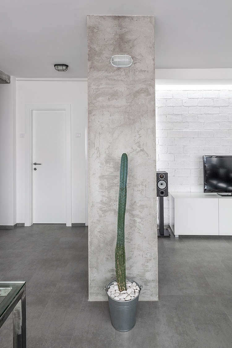 Grayscale Apartment by Arhitektura Budjevac