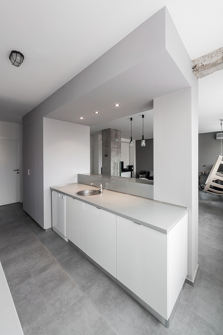 Grayscale Apartment by Arhitektura Budjevac