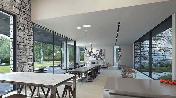 Stone Residence by Ando Studio