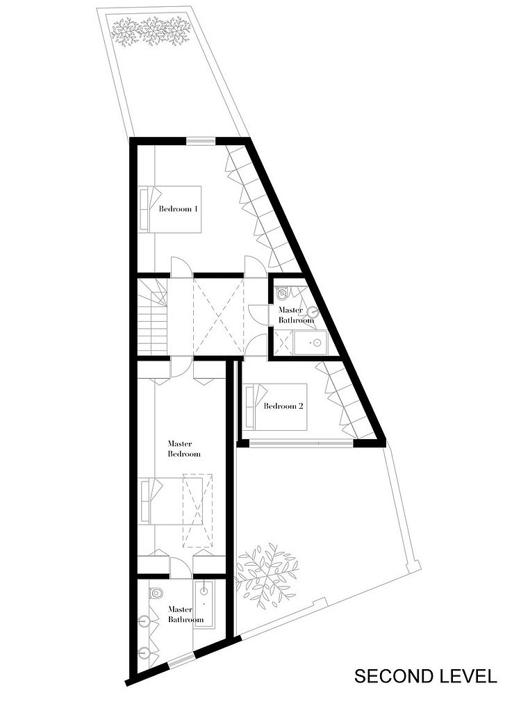Herringbone House by Atelier Chanchan