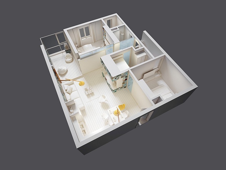 HT Apartment by Landmak Architecture