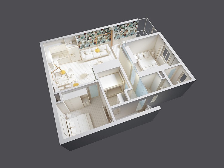 HT Apartment by Landmak Architecture