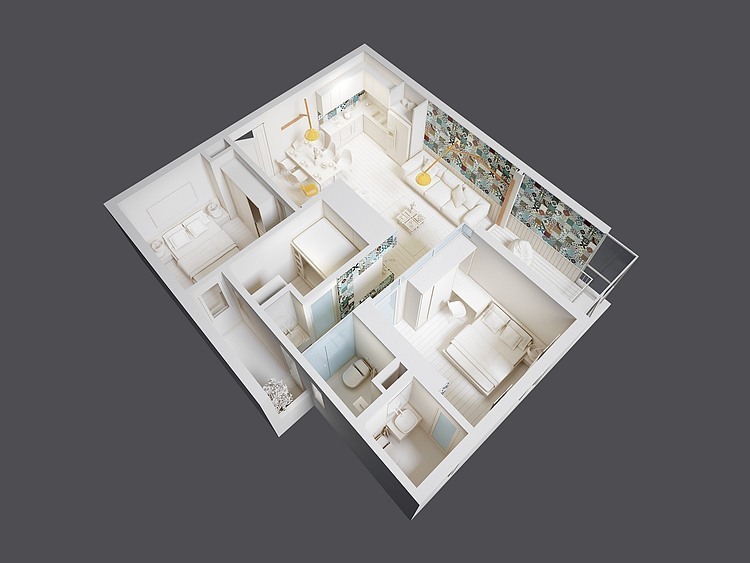 HT Apartment by Landmak Architecture