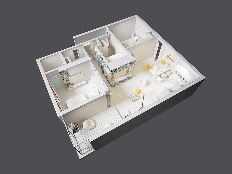 HT Apartment by Landmak Architecture