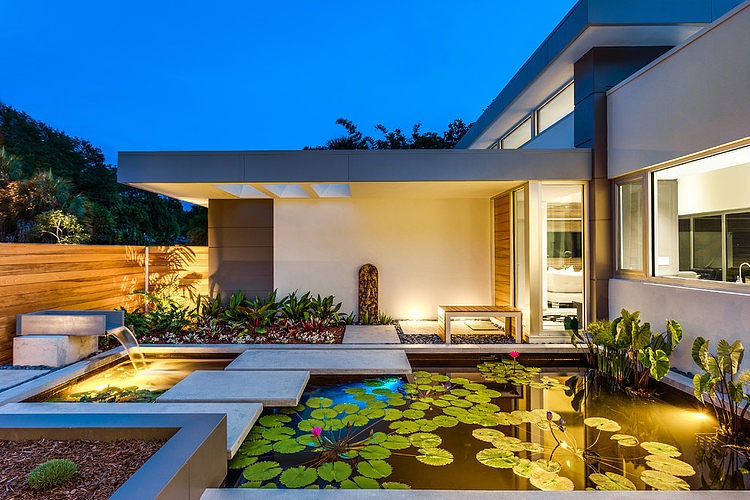 Lotus on Orange by Leader Design Studio