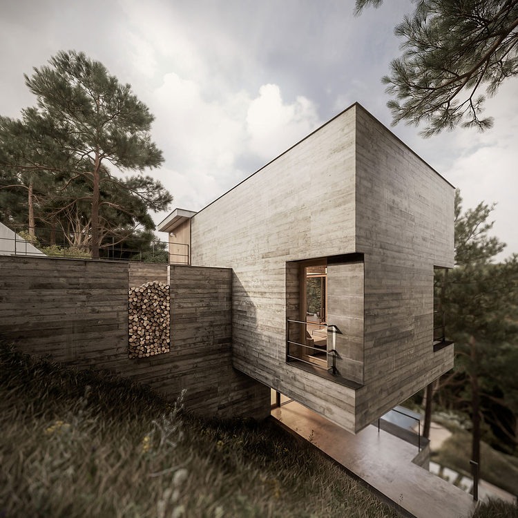 House in Nature by Design Raum