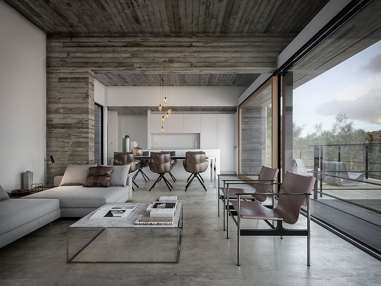 House in Nature by Design Raum