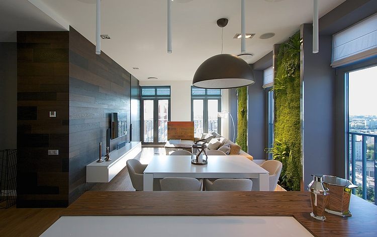 Green Apartment by SVOYA Studio