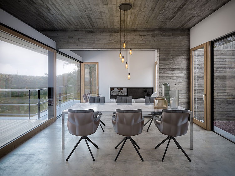 House in Nature by Design Raum