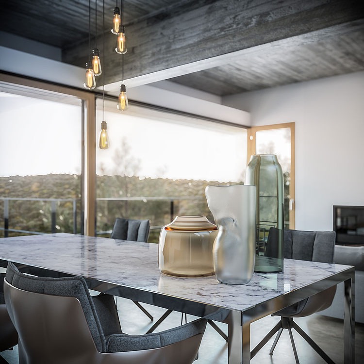 House in Nature by Design Raum