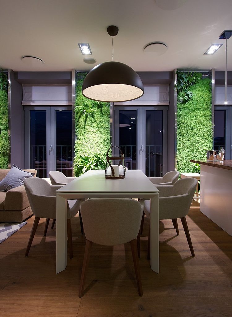 Green Apartment by SVOYA Studio