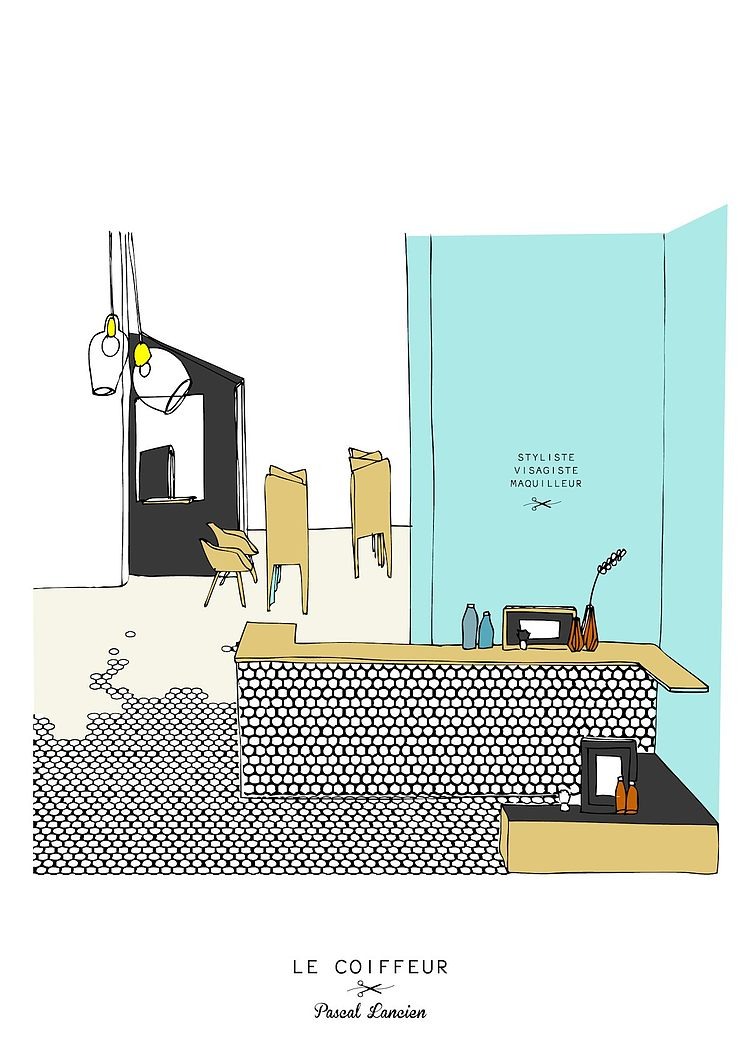 Le Coiffeur by Margaux Keller and Bertrand Guillon